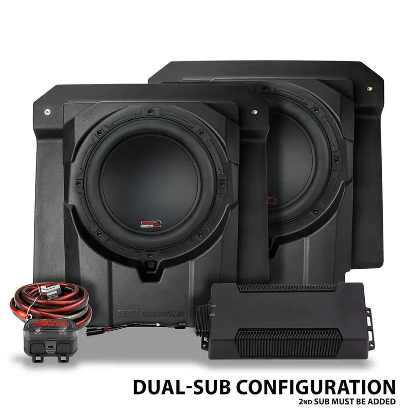 Ssv Works Can-Am Maverick R Front Under Seat 850Watt 10" Subwoofer For Factory Jl System 2