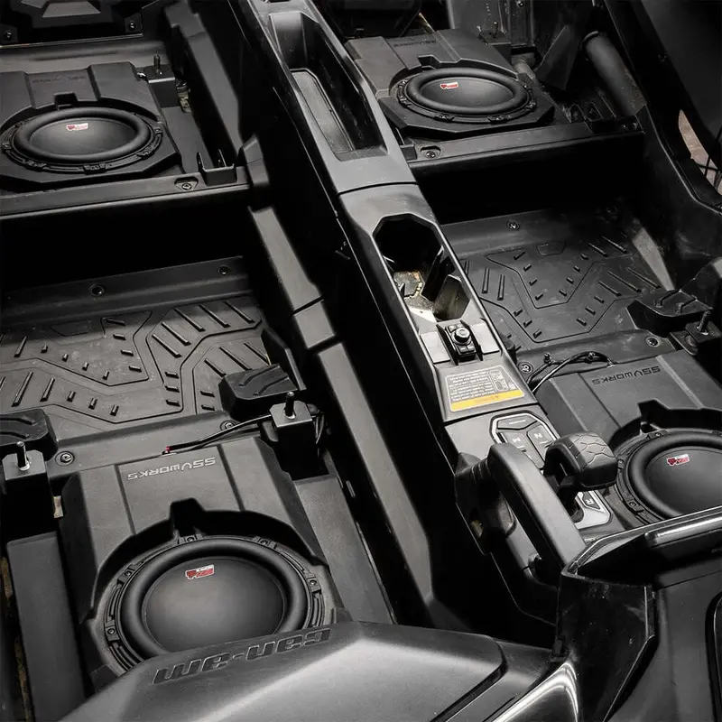 Ssv Works Can-Am Maverick R Max Rear Seat (Lh Or Rh) Subwoofer Enclosure 1