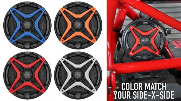 Ssv Works Interchangeable 8" Color Grilles Speaker - 1 Pair 2