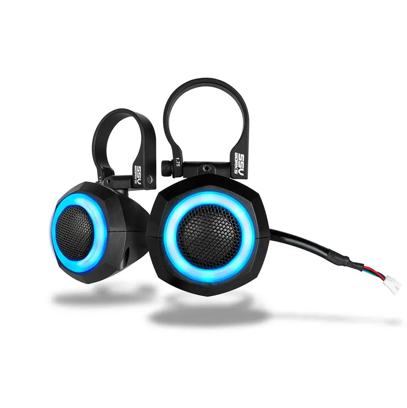 Ssv Works Universal 1" Cage-Pod Tweeters W/Rgb Ring For Utv Audio Systems 1