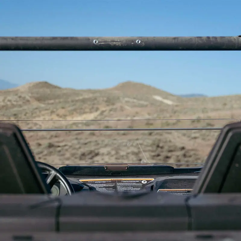 Super Comp Can-Am Commander/Maverick Sport/Trail Polycarbonate Half Front Windshield 2