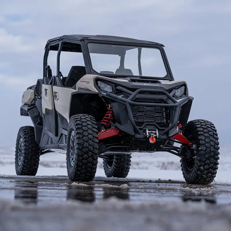 Super Comp Can-Am Commander Vented Front Windshield 2