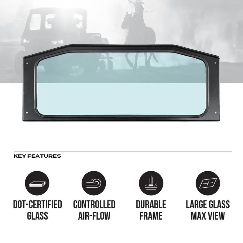 Super Comp Can-Am Defender Rear Windshield 2
