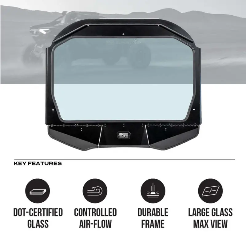 Super Comp Can-Am Maverick R Front Windshield 2