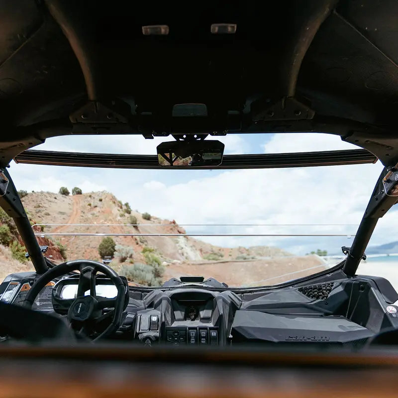 Super Comp Can-Am Maverick X3 Polycarbonate Half Front Windshield 2