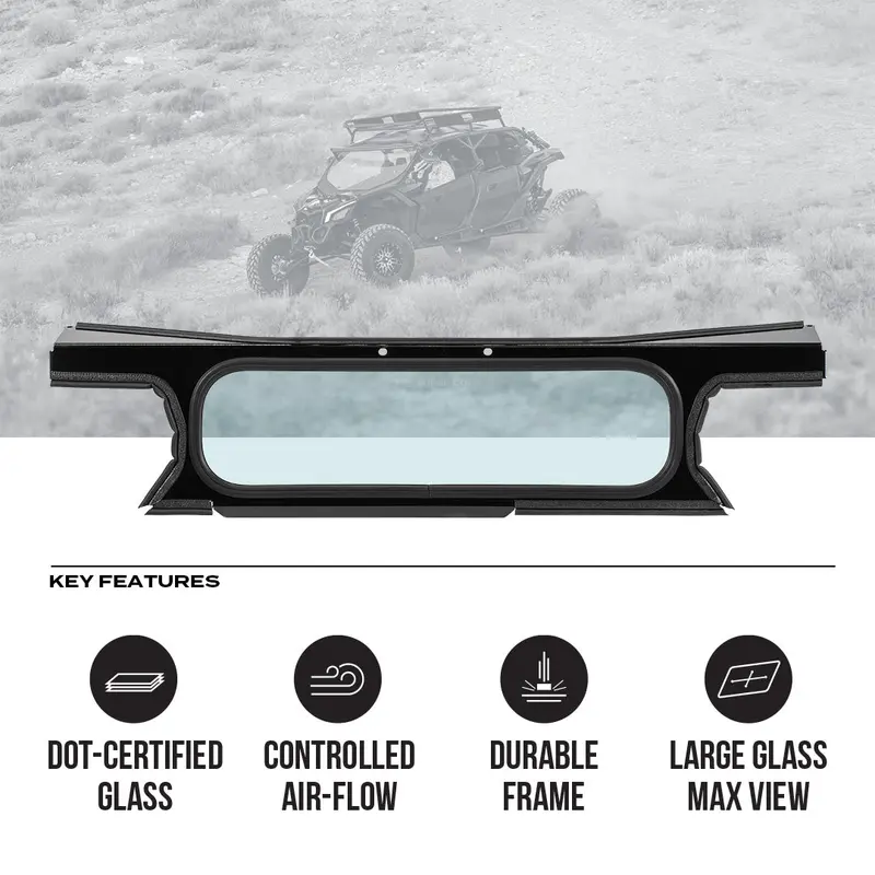Super Comp Can-Am Maverick X3 Rear Windshield 2