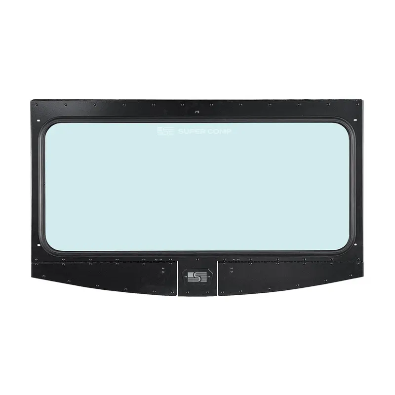 Super Comp Polaris Ranger Front Vented Windshield 1