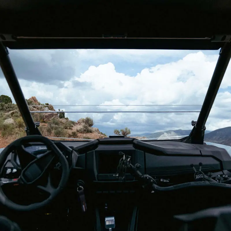 Super Comp Polaris Rzr Pro Xp & Pro S Polycarbonate Half Front Windshield 2