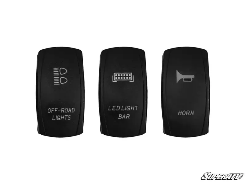 Superatv 12V / 20A Off-Road Rocker Switches 1
