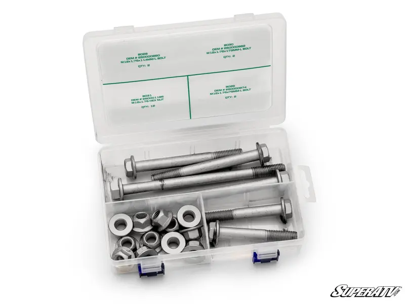 Superatv '14-'23 Polaris Rzr Xp 1000 Up & Running Suspension Bolt Kit 1