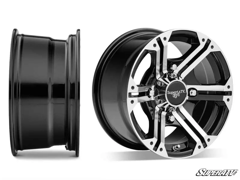 Superatv 14” Bandit Wheels H-Series - Machined 1