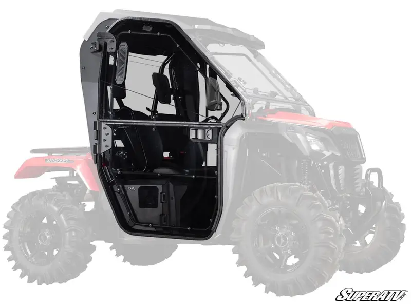 Superatv '15+ Honda Pioneer 500 Convertible Cab Enclosure Doors 1