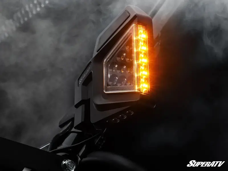 Superatv '18+ Textron Dual Section Led Side View Mirrors 2