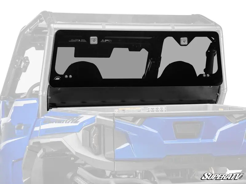Superatv '20+ Polaris General Xp 1000 Rear Glass Windshield 1