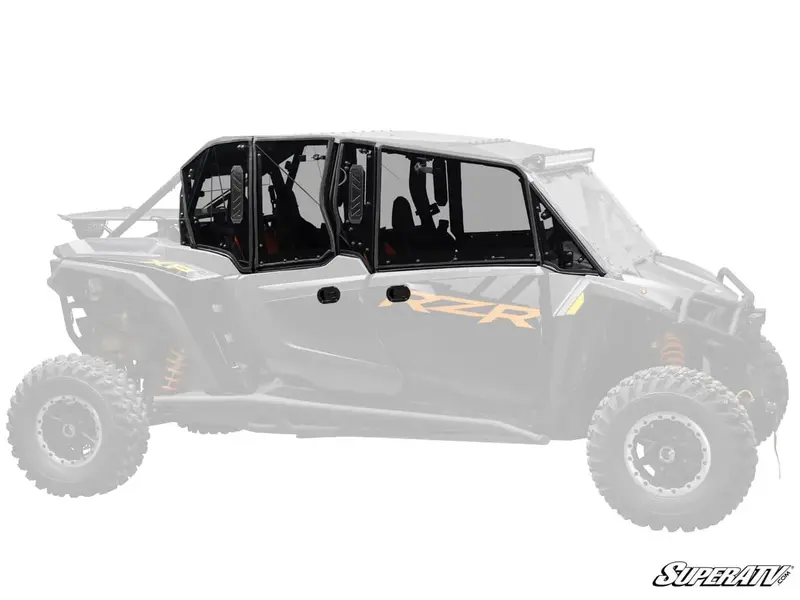 Superatv 2024+ Polaris Rzr Xp 4 1000 Upper Doors Hard Cab Enclosure 1