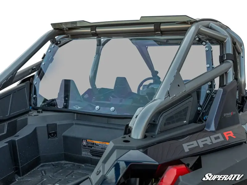 Superatv '22+ Polaris Rzr Pro R Rear Windshield 1