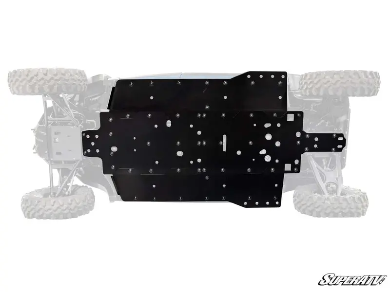 Superatv 25+ Yamaha Wolverine Rmax4 Full Skid Plate 1