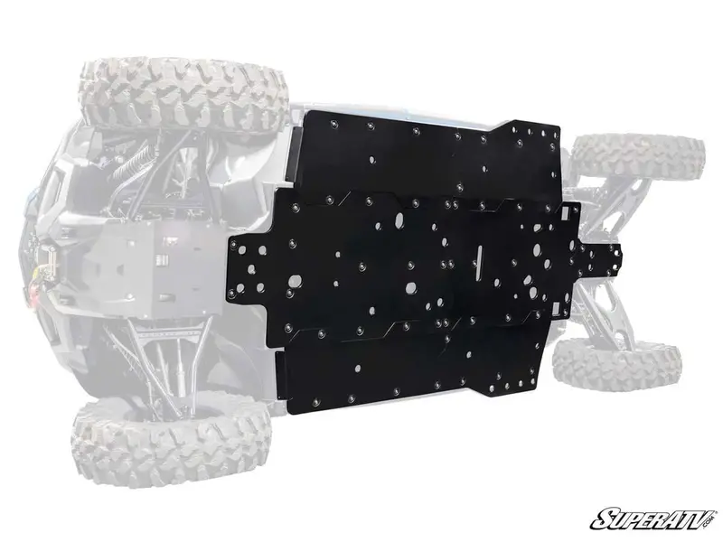 Superatv 25+ Yamaha Wolverine Rmax4 Full Skid Plate 2