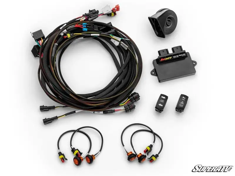 Superatv '26+ Kawasaki Teryx H2 Deluxe Self Canceling Turn Signal Kit 1