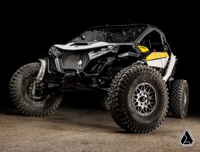 Superatv Assault Industries Can-Am Maverick R Hellfire V2 Front Grille 2