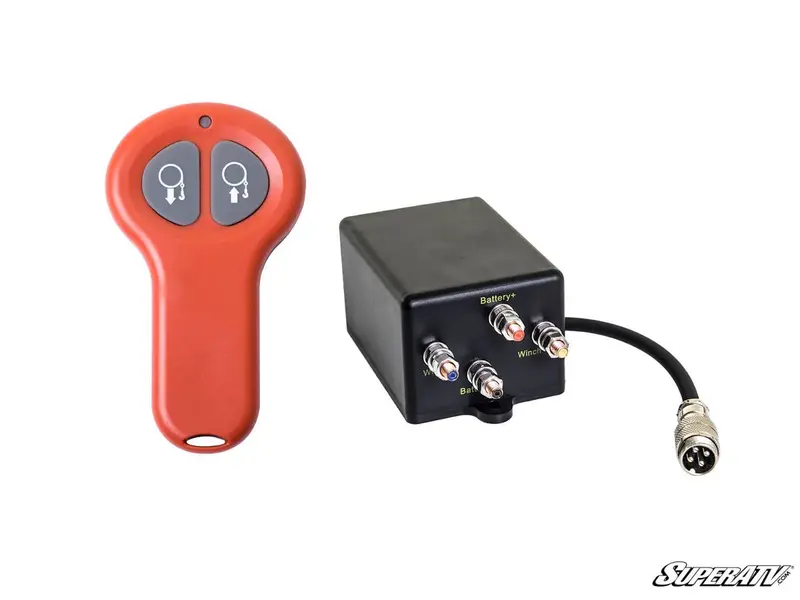 Superatv Black Ops Winch Solenoid & Wireless Remote Kit 1