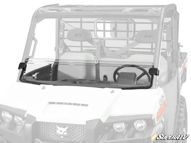 Superatv Bobcat Uv34 Half Windshield 1