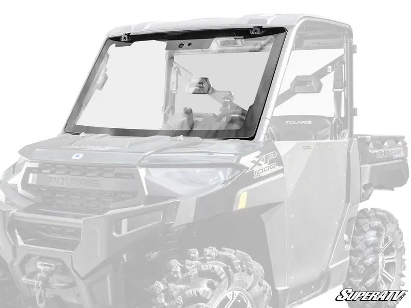 Superatv Bobcat Uv34 Maxdrive Power Flip Glass Windshield 1