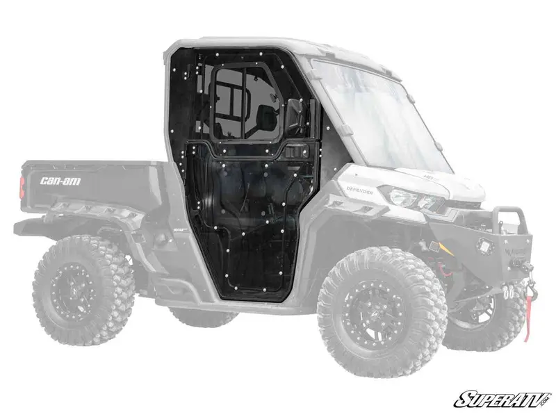 Superatv Can-Am Defender Convertible Cab Enclosure Doors 1
