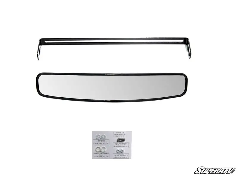 Superatv Can-Am Defender Curved Rear View Mirror 1