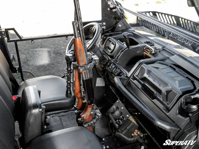 Superatv Can-Am Defender Floor-Mounted Gun Holder 2