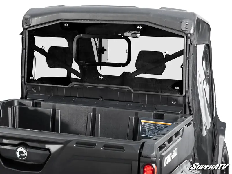 Superatv Can-Am Defender Hd11 Sliding Rear Windshield 1