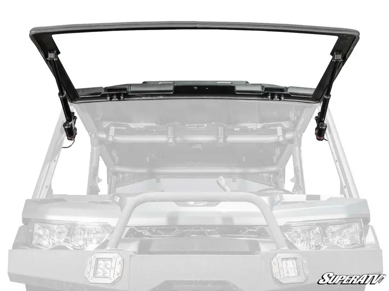 Superatv Can-Am Defender Max Drive Power Flip Glass Windshield 1