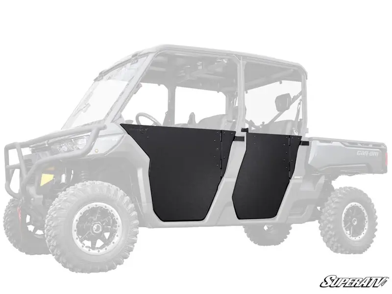 Superatv Can-Am Defender Max Hdpe Half Doors 1