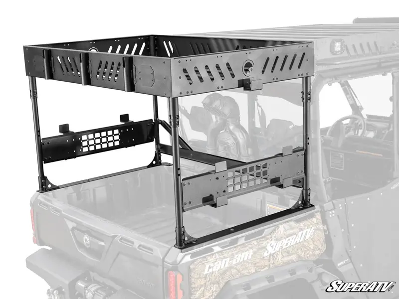 Superatv Can-Am Defender Max Outfitter Bed Rack 1