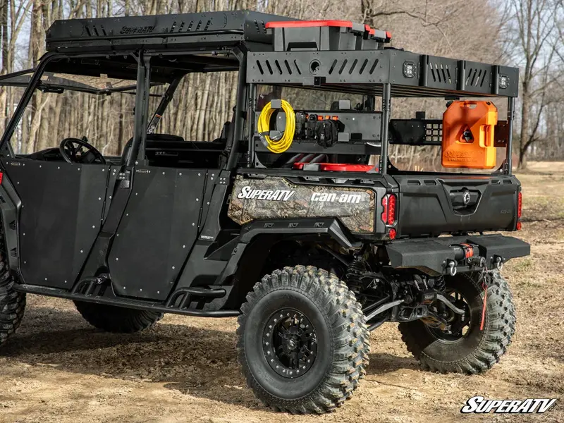 Superatv Can-Am Defender Max Outfitter Bed Rack 3