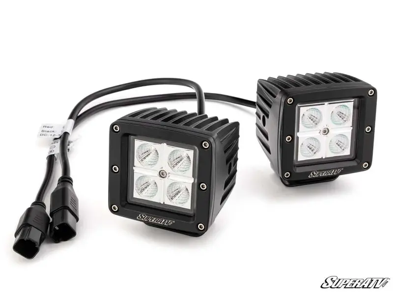 Superatv Can-Am Defender Rear-Facing Led Cube Lights 3