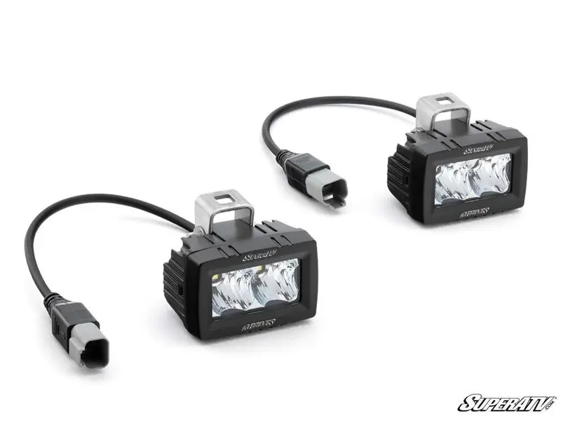Superatv Can-Am Defender Rear-Facing Led Cube Lights 3