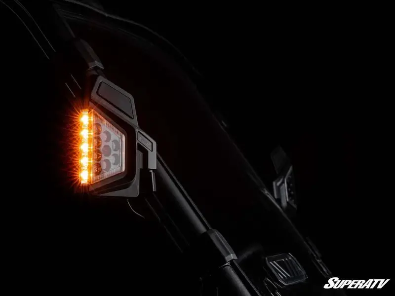 Superatv Can-Am Dual Section Led Side View Mirrors 2