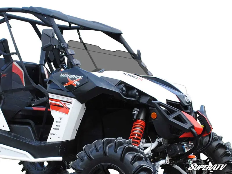 Superatv Can-Am Maverick Half Windshield 2