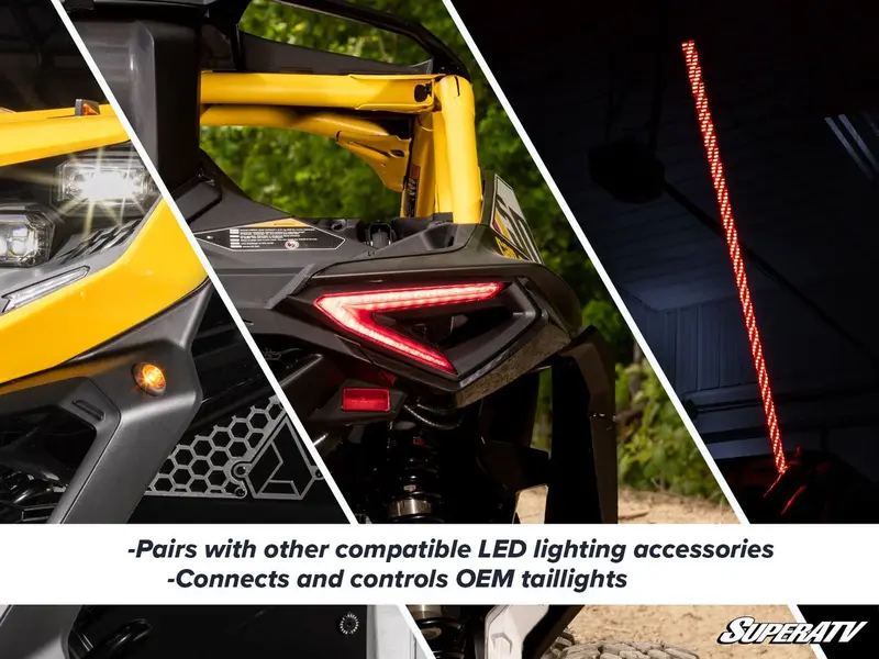 Superatv Can-Am Maverick R Deluxe Self-Canceling Turn Signal Kit 2