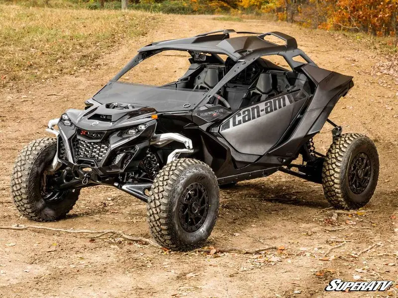 Superatv Can-Am Maverick R Scratch-Resistant Half Windshield 2