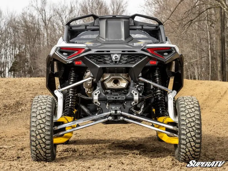 Superatv Can-Am Maverick R Scratch-Resistant Rear Windshield 2