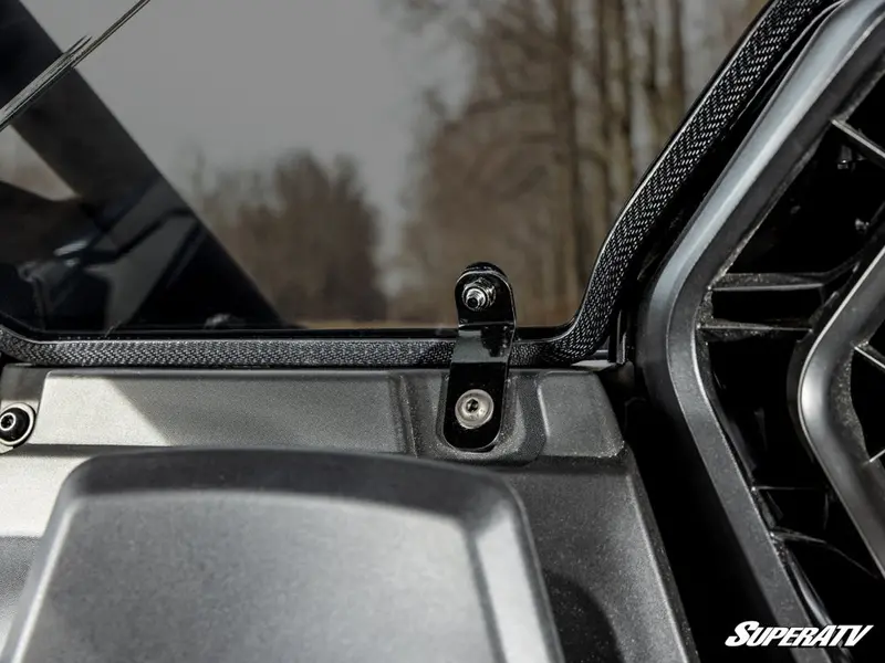 Superatv Can-Am Maverick R Scratch-Resistant Rear Windshield 3