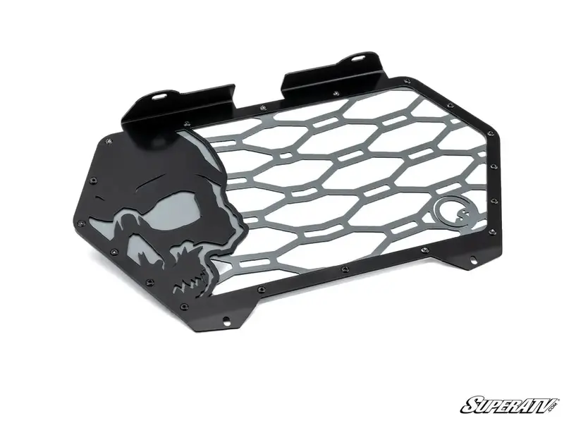 Superatv Can-Am Maverick R Skull Style Insert Grille 1