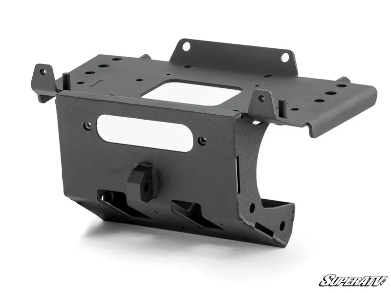 Superatv Can-Am Maverick R Winch Mounting Plate 1
