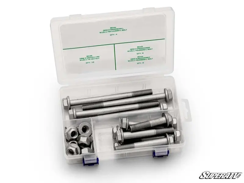 Superatv Can-Am Maverick Sport Up & Running Suspension Bolt Kit 1