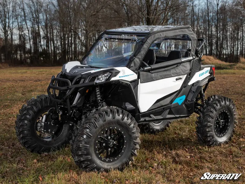Superatv Can-Am Maverick Trail Primal Soft Cab Enclosure Upper Doors 2