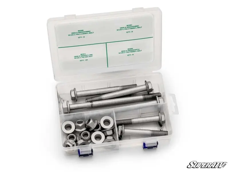 Superatv Can-Am Maverick Trail Up & Running Suspension Bolt Kit 1