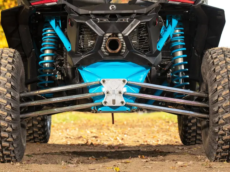 Superatv Can-Am Maverick X3 Billet Radius Rod Plate 2