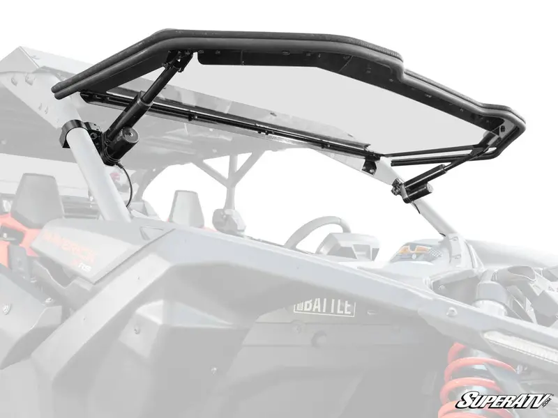 Superatv Can-Am Maverick X3 Maxdrive Power Flip Windshield 1